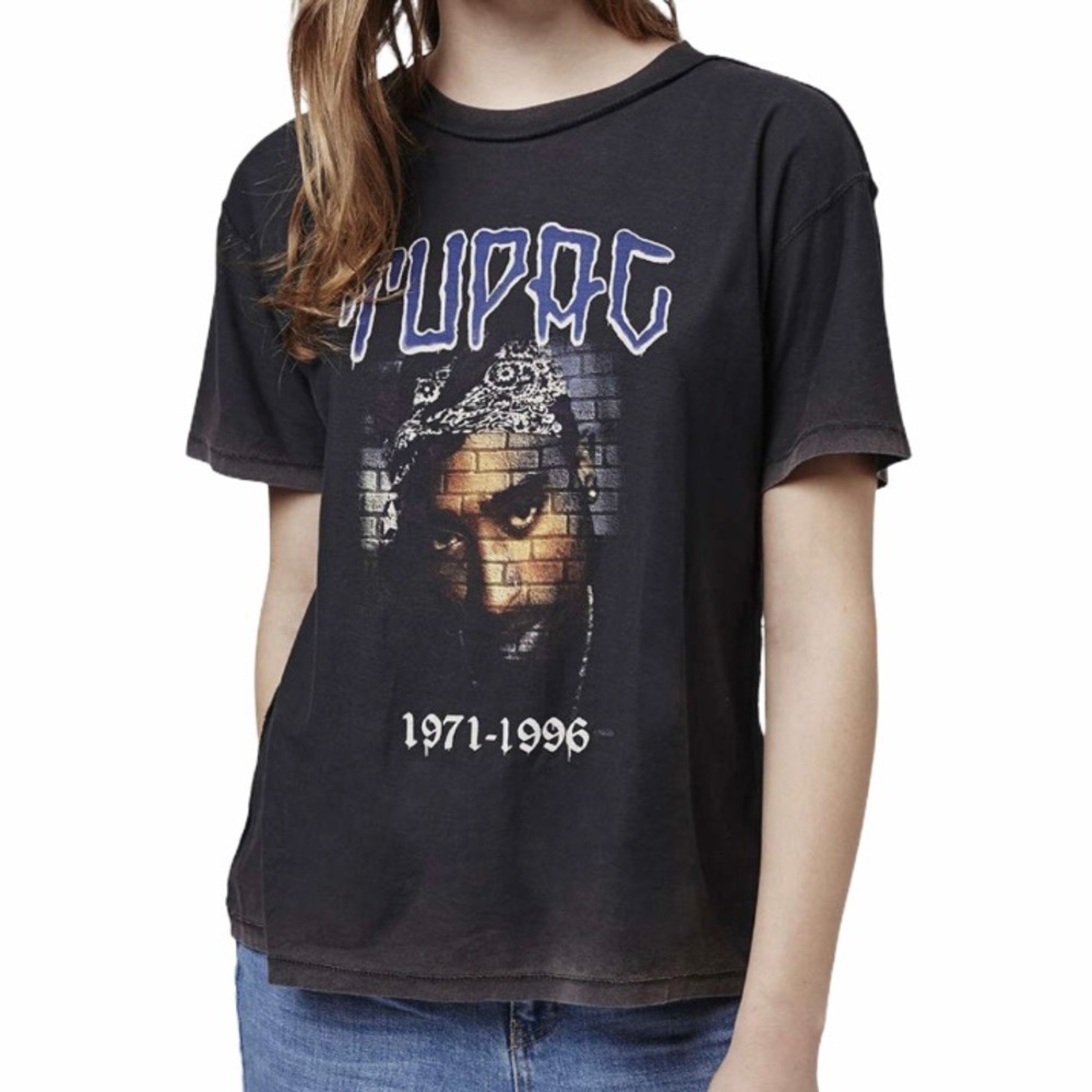 TOP SHOP AND FINALLY TUPAC Band TShirt 1971-1996 Graphic Tee